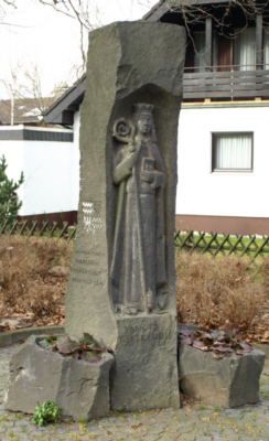 die hl. Gertrud an der Rosenstraße